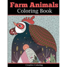 Farm Animals Coloring Book for Adults