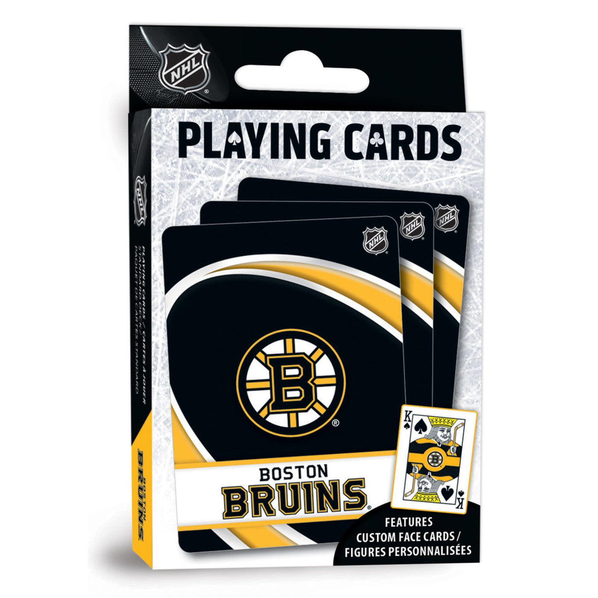 Boston Bruins Playing Cards - 54 Card Deck by MasterPieces Puzzle Company INC