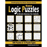 Easy Logic Puzzles & Brain Games for Adults: 500 Puzzles & 12 Puzzle Types (Sudoku, Fillomino, Battleships, Calcudoku, Binary Puzzle, Slitherlink, Sud