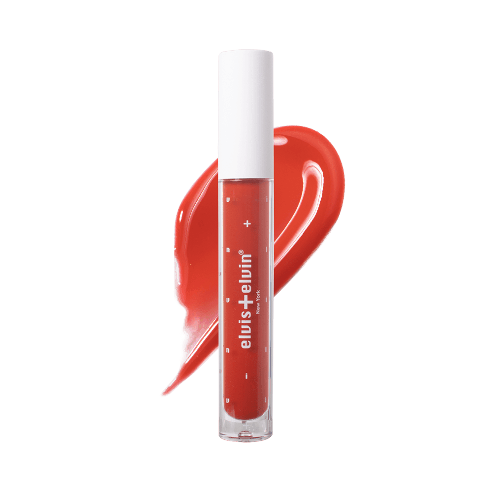 elvis+elvin Floral Lip Gloss with Hyaluronic Acid by elvis+elvin