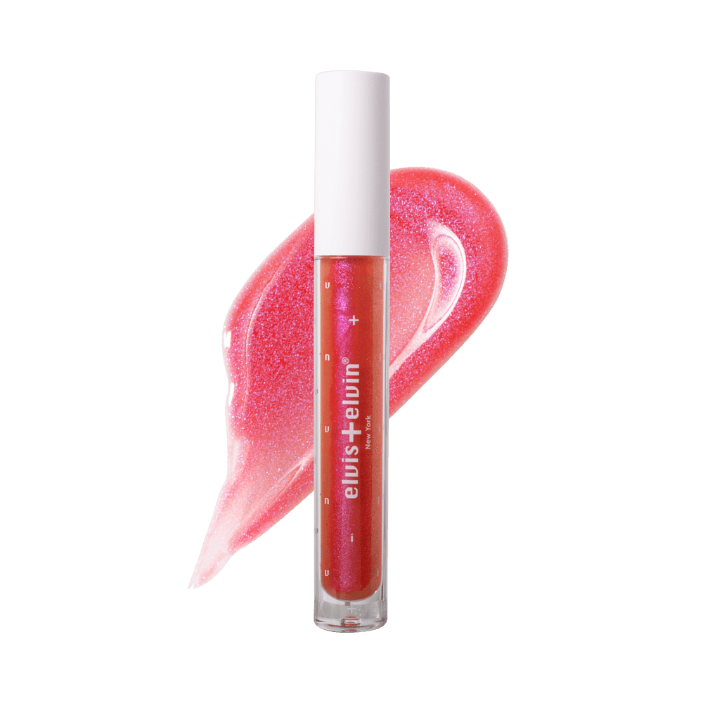 elvis+elvin Floral Lip Gloss with Hyaluronic Acid by elvis+elvin