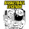 Basketball Legends: The Stories Behind The Greatest Players in History - Coloring Book for Adults & Kids