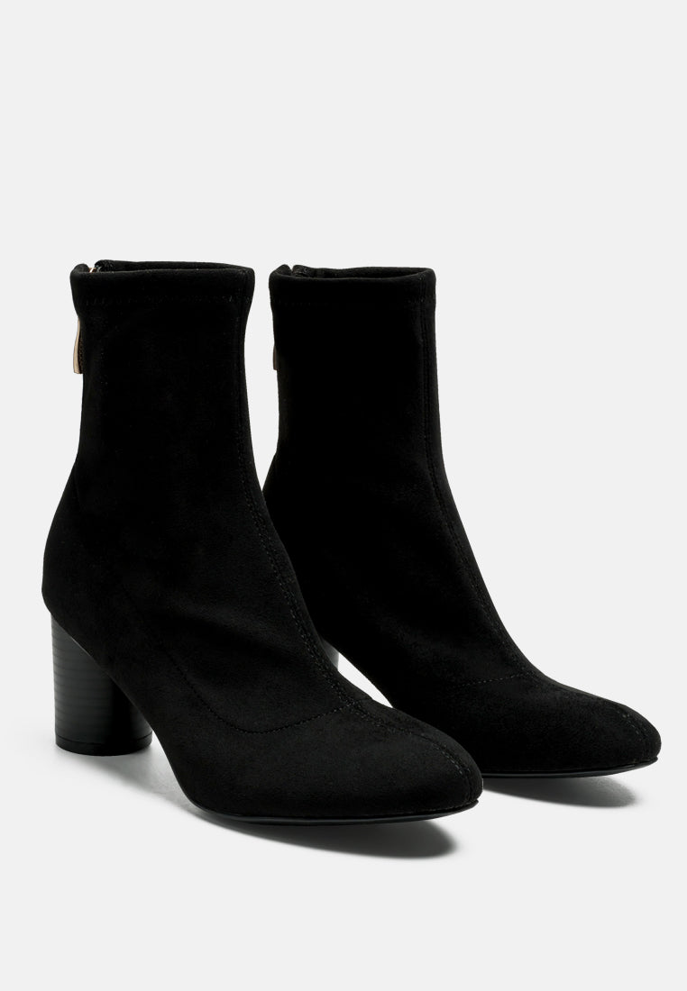 emerson micro suede ankle boots by London Rag