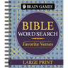 Brain Games - Bible Word Search: Favorite Verses - Large Print