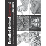 Detailed Animal Sketches 4: A Coloring Collection of 25 Animal Drawings