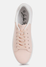 Enora Comfortable Lace Up Sneakers by London Rag