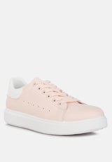 Enora Comfortable Lace Up Sneakers by London Rag