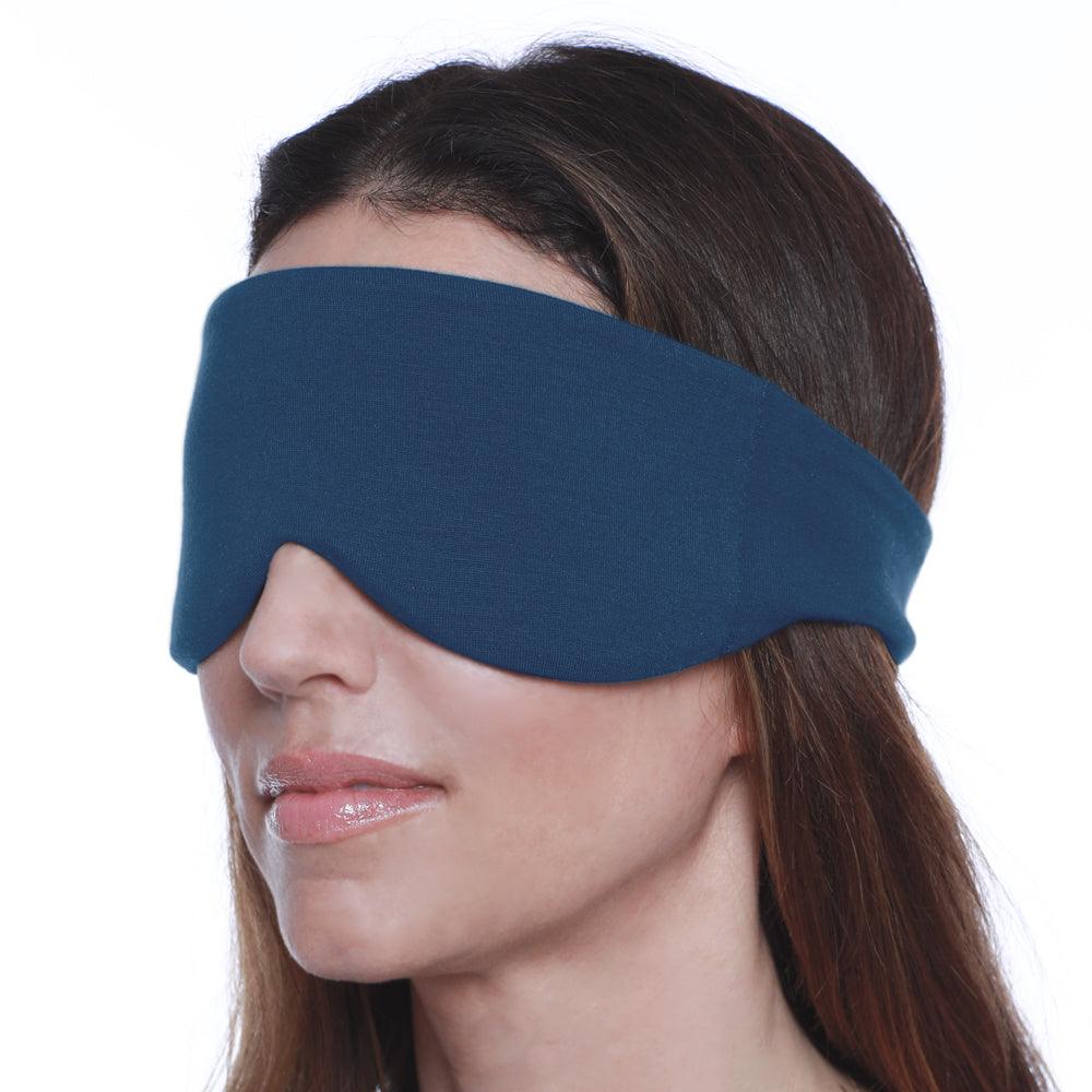 Escape Sleep Mask in Navy Blue by HappyLuxe