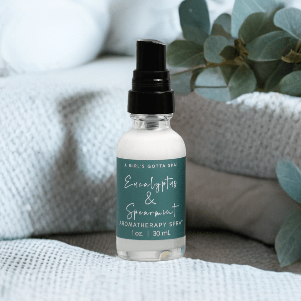 Eucalyptus and Spearmint Aromatherapy Spray by A Girl's Gotta Spa!