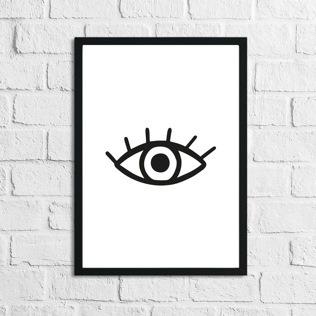 Eye Simple Bedroom Dressing Room Wall Decor Print by WinsterCreations™ Official Store