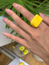 Original Stylish Resin 8 Colors Geometric Ring by migunica