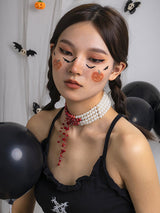 Original Stylish Beads Tasseled Halloween Necklaces Accessories by migunica