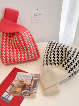 Houndstooth Bags Handbags by migunica