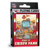 Kansas City Chiefs Fan Deck Playing Cards - 54 Card Deck by MasterPieces Puzzle Company INC