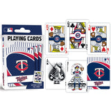 Minnesota Twins Playing Cards - 54 Card Deck by MasterPieces Puzzle Company INC