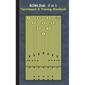 Bowling 2 in 1 Tacticboard and Training Workbook: Tactics/strategies/drills for trainer/coaches, notebook, training, exercise, exercises, drills, prac