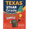 Texas STAAR Grade 4 Math Made Ridiculously Simple: A Comprehensive 4th Grade Guide to Acing STAAR Math