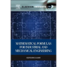 Mathematical Formulas for Industrial and Mechanical Engineering