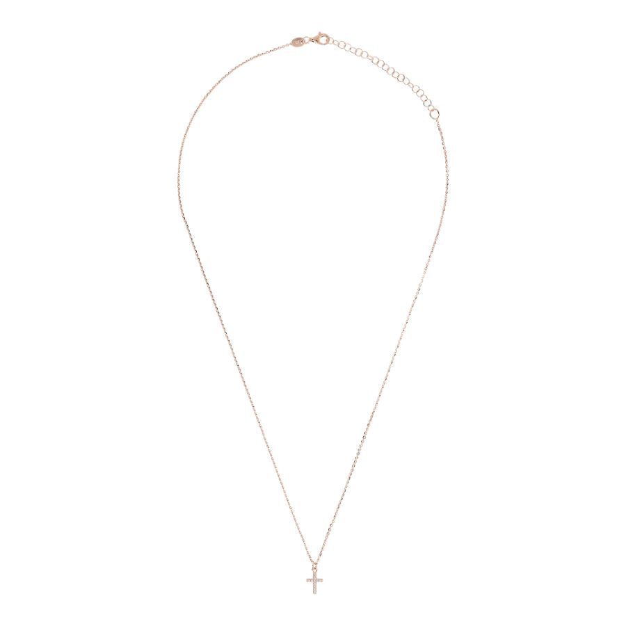 Petite Cross Pendant With Chain Necklace by MILOR COMMENTSOLD