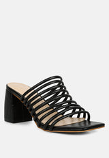 fairleigh strappy slip on sandals by London Rag