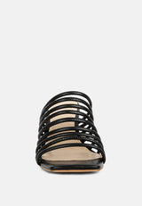 fairleigh strappy slip on sandals by London Rag