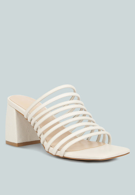 fairleigh strappy slip on sandals by London Rag