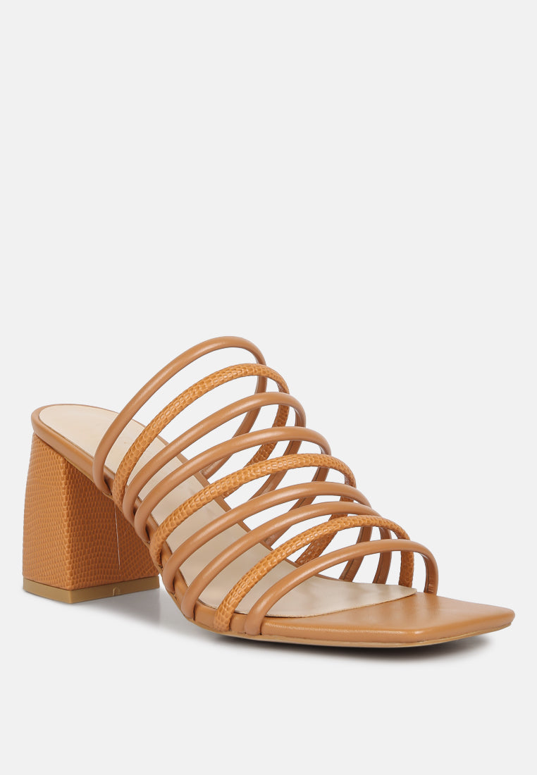 fairleigh strappy slip on sandals by London Rag