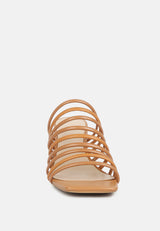 fairleigh strappy slip on sandals by London Rag