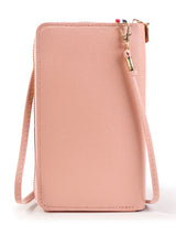 Simple Solid Color PU Sling Bag Shoulder Bag by migunica