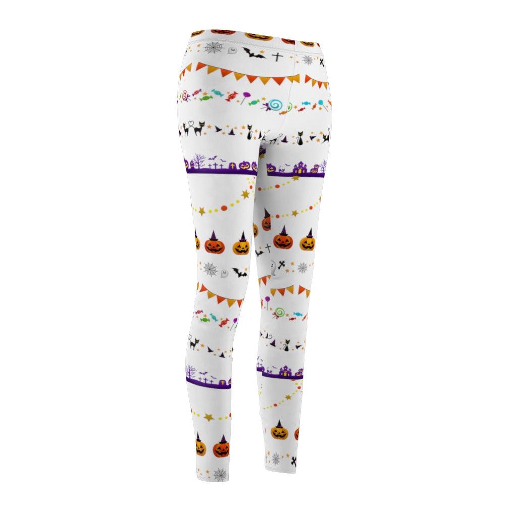 halloween colors Leggings by Tshirt Unlimited - Vysn