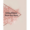 Holiday Makeup Artist Face Charts: Make Up Artist Face Charts Practice Paper For Painting Face On Paper With Real Make-Up Brushes & Applicators - Fest