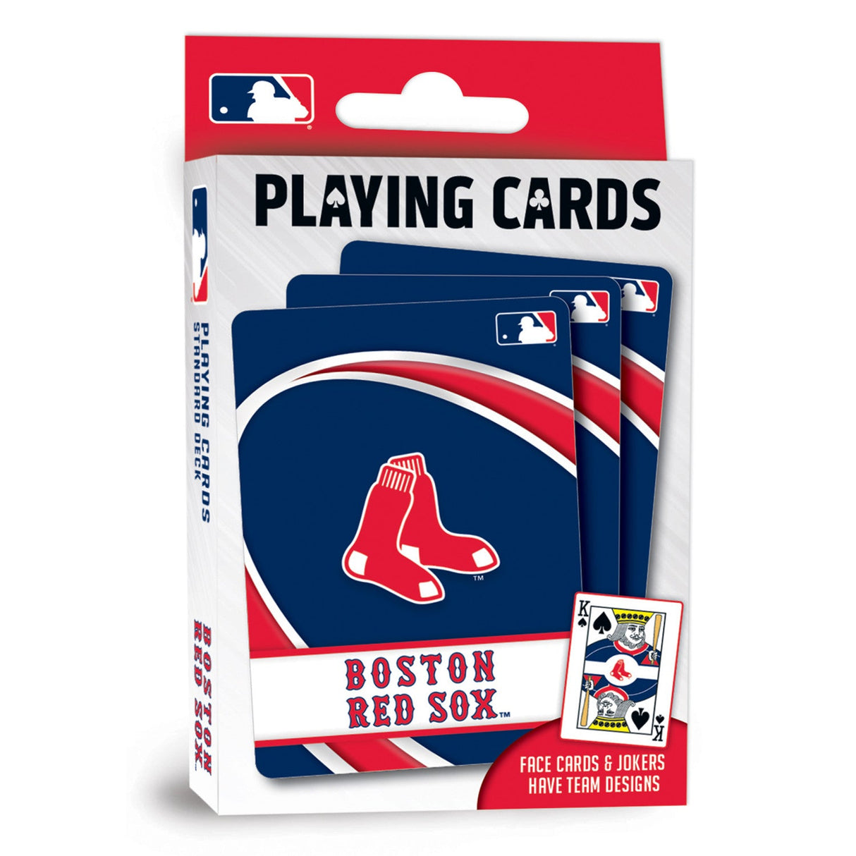 Boston Red Sox Playing Cards - 54 Card Deck by MasterPieces Puzzle Company INC