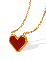 Simple  Geometric Heart Shape Necklaces Accessories by migunica