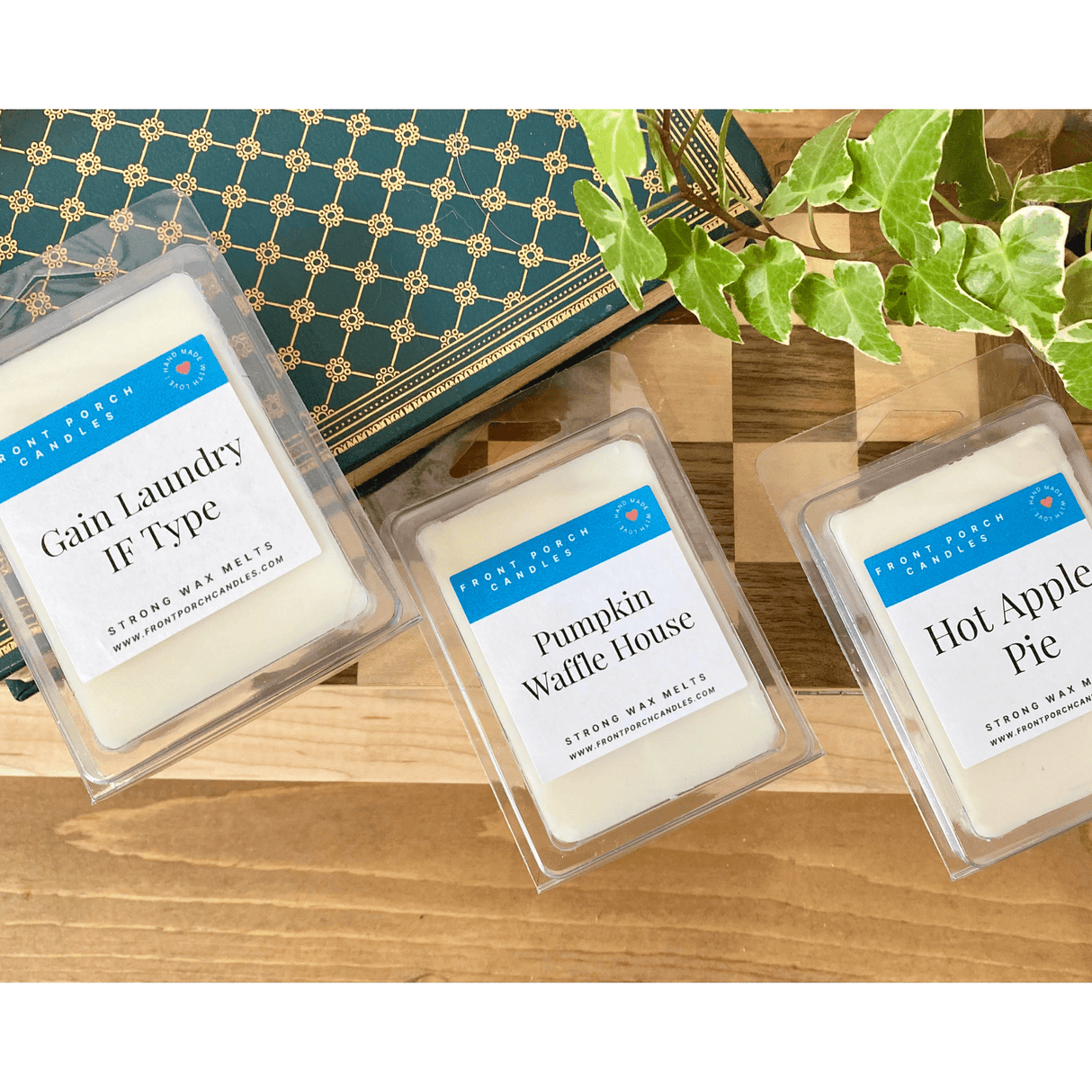 Bedtime Lavender & Vanilla Clamshell Wax Tart Melts- Super Strong by Front Porch Candles