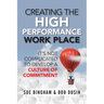 Creating the High Performance Work Place: It's Not Complicated to Develop a Culture of Commitment