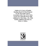Outline of A Course of English Reading, Based On That Prepared For the Mercantile Library Association of the City of New-York, by the Late Chancellor