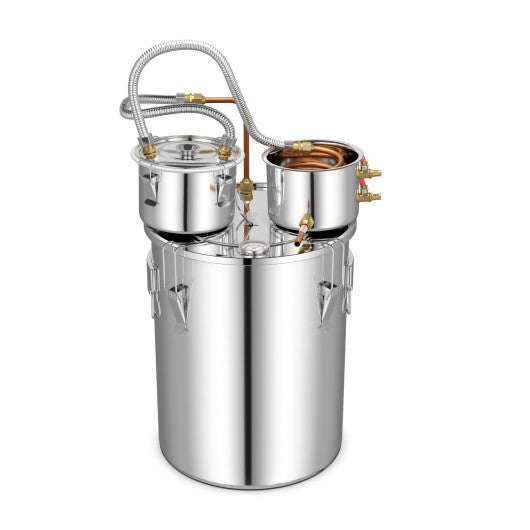 5/10 Gal 22/38 L Water Alcohol Distiller for DIY Whisky-10 Gal