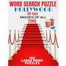 Word Search Puzzle Hollywood Top 1000 Movies of All Time: 100 Large Print Puzzle - Ultimate Word Find Puzzle Book - Large Easy to Read Print - Challen