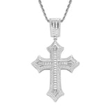 Forever Love Cross Pendant White Gold Plated by Bling Proud | Urban Jewelry Online Store