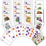 Farmer's Almanac - Fruits, Vegetables, & Herbs Playing Cards - 54 Card Deck by MasterPieces Puzzle Company INC