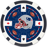 New England Patriots 100 Piece Poker Chips by MasterPieces Puzzle Company INC