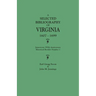 Selected Bibliography of Virginia, 1607-1699. Jamestown 350th Anniversary Historical Booklet Number 1