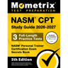 Nasm CPT Study Guide 2026-2027 - 3 Full-Length Practice Tests, Nasm Personal Trainer Certification Exam Secrets Book: [5th Edition]