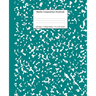 Marble Composition Notebook College Ruled: Teal Marble Notebooks, School Supplies, Notebooks for School