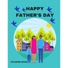 Happy Father's Day: A Coloring Book