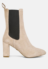 gaven suede high ankle chelsea boots by London Rag