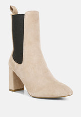 gaven suede high ankle chelsea boots by London Rag