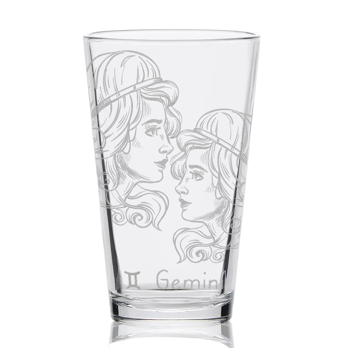 ZODIAC Pint Glasses by LumEngrave