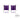 925 Purple Square Shape Stud Earrings