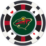 Minnesota Wild 100 Piece Poker Chips by MasterPieces Puzzle Company INC